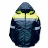 4-Act Signal-Regenjacke Blau / Gelb Be Visibile