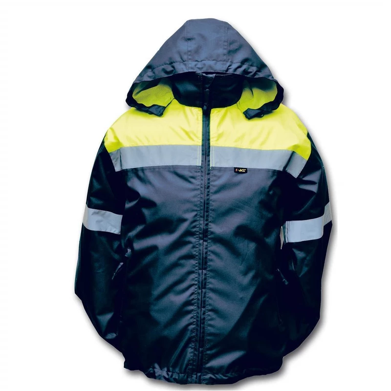 4-Act Signal-Regenjacke Blau / Gelb Be Visibile 1 4-Act Signal-Regenjacke Blau / Gelb Be Visibile