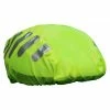 4-Act Signal-Regenschutzhaube Für Fahrradhelm Gelb Mit Refexstreifen Rain Cover