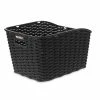 Basil Hinterradkorb Weave WP Schwarz