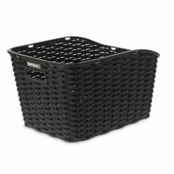 Basil Hinterradkorb Weave WP Schwarz