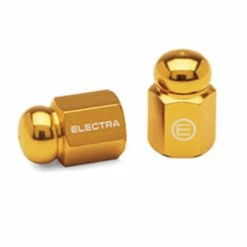 Electra Fahrrad Ventilkappen Gold Acorn Nut Hutmutter Bubble Valve Caps