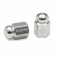 Electra Fahrrad Ventilkappen Silver Acorn Nut Hutmutter Bubble Valve Caps