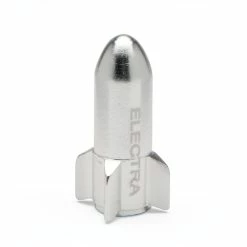 Electra Fahrrad Ventilkappen Silver Rocket Bubble Valve Caps