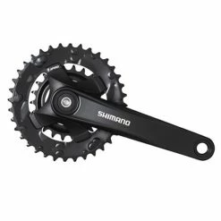 Shimano Kurbelgarnitur FC-MT101 2x9 Schwarz